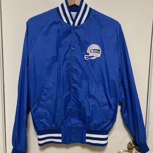 Vintage 80’s Active Generation Made In USA Lined Nylon Seattle Seahawks Jacket L